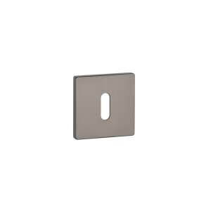 Aprile Square Rosette, Graphite BB, 5mm, for door handles - Open shutter