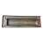 Stainless steel letterbox with spring-loaded flap, small, 254x73 mm