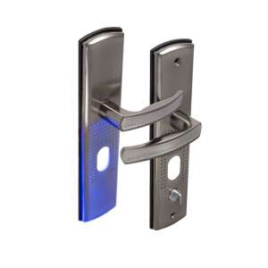 Hisec Kínai Biztonsági Ajtokilincs Szett Jobbos Erősített Világítással 72 PZ zestaw klamki do drzwi z oświetleniem, prawy, srebrny - Perfekto Gałka i klamka do drzwi