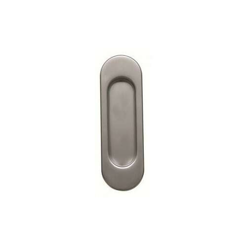 Oval Sliding Door Handle Matt Chrome 94514634