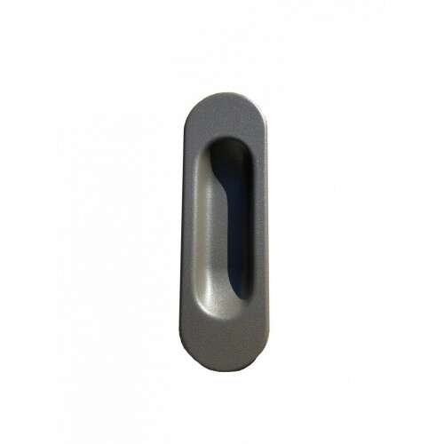Antracit oval sliding door handle