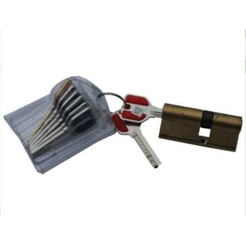 HiSec Kinai Cillinder Betét Több Kulccsal 7 Cm Hosszú 30/40 lock cylinder with 7 keys
