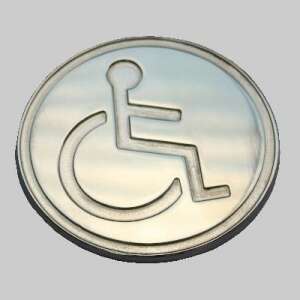 Disabled Person Pictogram - Copper 94514700 - Work Safety