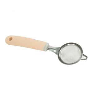 Barack színű tea szűrő nyéllel, rozsdamentes acél, laza levél teahoz - Bewello