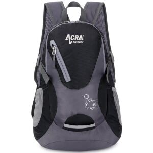 Elölnézet az Acra 20L fekete és szürke túrahátizsáknak - Acra