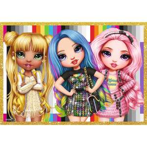 Rainbow High fashion dolls puzzle, featuring three dolls - Trefl Puzzle