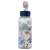 Seitenansicht der DISNEY Frozen 3D Wasserflasche mit Elsa Figur auf dem Deckel, 560 ml, mit Elsa, Anna und Olaf auf der Flasche