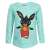 Bing Bunny Langarm-T-Shirt für Mädchen, Mintgrün mit weißen Punkten