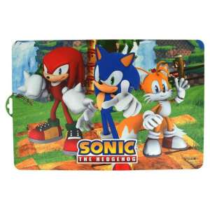 Sonic a sündisznó tányéralátét Soniccal, Tails-szel és Knuckles-szal - Hasbro