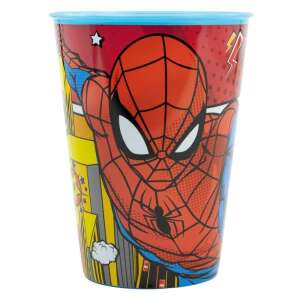 Plastový pohár Spider-Man, 260 ml, bez BPA, červený a modrý, s dizajnom Spider-Mana - Detské hrnčeky, poháre