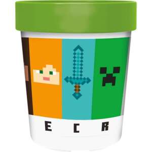 Minecraft Premium-Becher, 260ml, BPA-frei, mit Minecraft-Charakteren, Schwert und Creeper - Trinkbecher, Becher