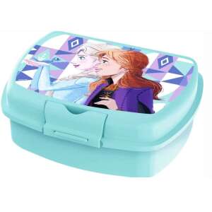 Lunchbox Frozen 2 z Elsą i Anną, w niebieskim i fioletowym wzorze - Pojemnik na żywność i napoje dla dzieci