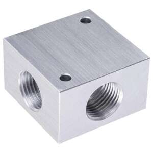 Distribuitor de aer pneumatic 4 x 1/2 cu cub, aluminiu, 4 porturi - Accesorii pentru scule pneumatice