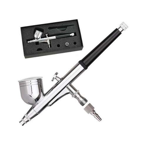 Modellező airbrush abr-09 fúvóka 0,3mm airbrush, double action airbrush, 0.3mm nozzle, airbrush for painting, airbrush for modeling
