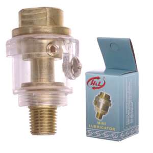 H.L. Mini lubrifiant pentru scule pneumatice, unsor automat, conector de 1/4 inch, lungime de 57 mm - Accesorii pentru scule pneumatice