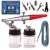 Fengda BD-158S Airbrush Set - 0,5/0,8/1,0 mm Düsen, Schlauch und Behälter