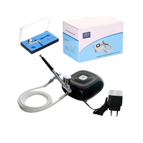 Kompresszor + airbrush teljes auto stop modellkészlet