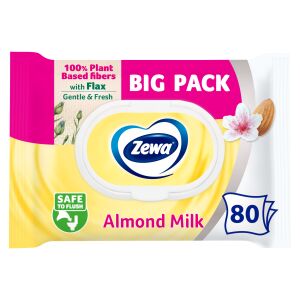 Zewa Almond Milk Bigpack hârtie igienică umedă 80pcs 141211787 - Produse casnice din hârtie