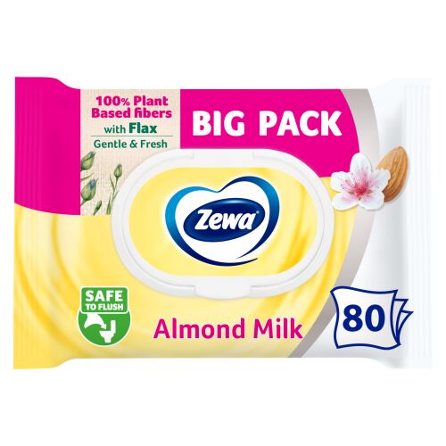 Zewa Almond Milk Bigpack Nedves Toalettpapír 80db 141211787