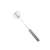 Stainless steel manual egg whisk, 26 cm, silver
