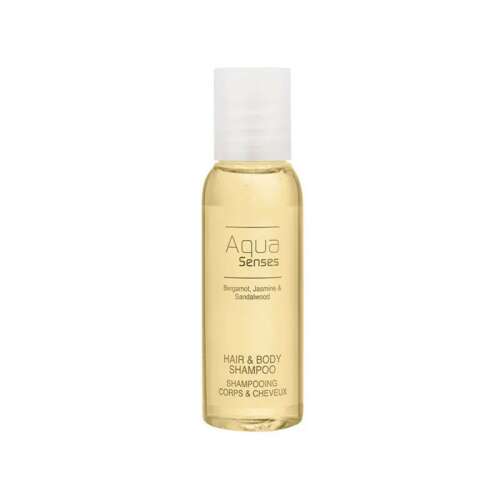 Aqua Senses Haj- és Test Sampon - Bergamott, Jázmin, Szantálfa - 35ml, 300 db