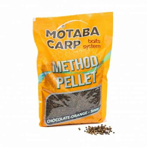 Motaba carp method csoki narancs 3mm etető pellet