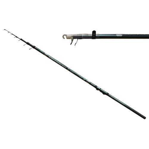 Kamasaki Rubin Strong Bolo 4m horgászbot, zöld, 4 méter hosszú, erős és tartós, tökéletes folyóvízi horgászatra - Bolognai bot