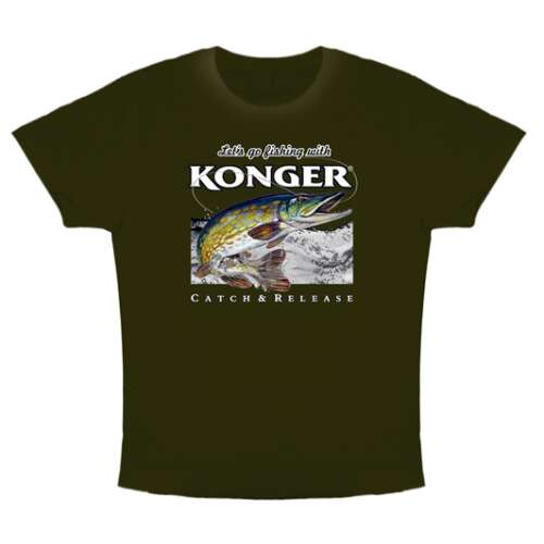 Konger t-shirt pike green size xl
