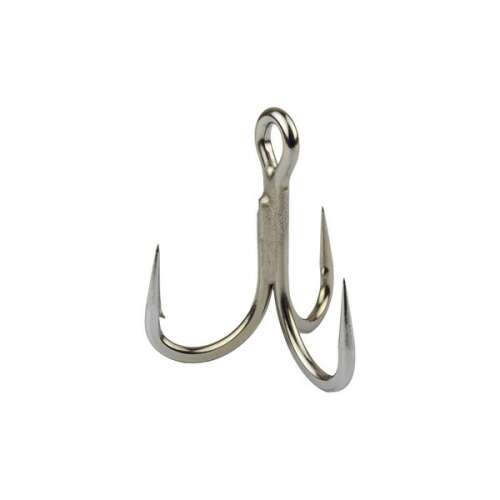 Mustad Jaw Lok 3X Strong Hármashorog 4-es méret - Horgász horog