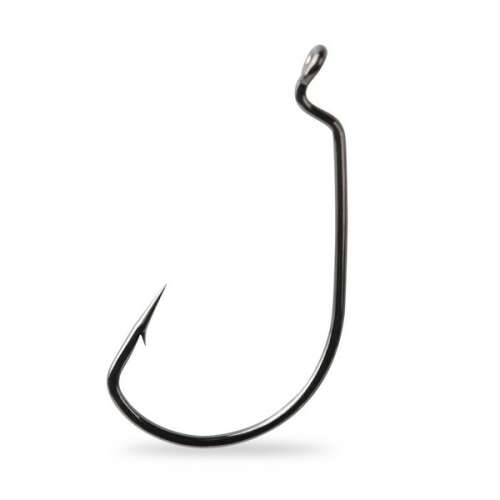 Mustad NP Tube horog 6/0, offset horog puha műcsalikhoz - Horog, forgó és kapocs