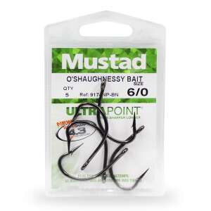 Mustad o'shaughnessy bait 5/0 5/0 5db/csomag 94526955 
