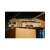 Woodtrick 3D puzzle tűzoltóautó modell, összeszerelve, 636 darab, fa, részletes, oldalnézet