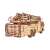 Model 3D Woodtrick - camion de pompieri, asamblat, 636 piese, din lemn, detaliat, vedere din spate