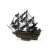 Piececool 3D metal puzzle, Flying Dutchman ship model, 369 pieces, side view