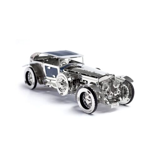 Assembled TimeForMachine Luxus Roadster metal model, 3/4 view