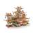 Piececool Yihong Garden 3D Metal Puzzle, assembled model, 293 pieces, Chinese architecture, Tang Dynasty