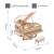 ROKR Magic Piano 3D Wooden Puzzle, assembled, with dimensions in millimeters