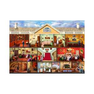 Victorian Mansion Wooden Puzzle, Wooden City, 750 pieces 94529169 - Puzzle