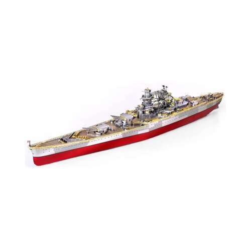 Piececool 3D metal puzzle, Richelieu battleship model, 300 pieces