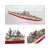 Piececool Richelieu battleship 3D metal puzzle, assembled model, close-up details