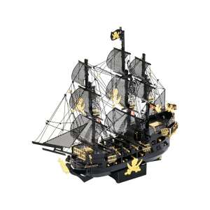 3D Puzzle, Kov, Piececool, Loď s čiernymi perlami, 307 dielikov 94529414 - Piececool