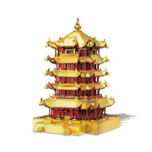 Piececool 3D metal puzzle of the Yellow Crane Tower, a famous landmark in Wuhan, China - Piececool