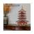 Piececool Leifeng Pagoda 3D Metalowa Puzzle, 796 elementów, złożony model