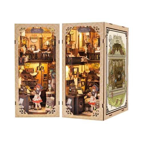 Puzzle 3D, Cotor de carte DIY, Magazinul de antichitati, Cutebee, 349 piese
