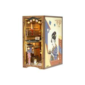 Cutebee 3D Puzzle, Sub Sakura, Scenă de stradă japoneză, Kit de model DIY în miniatură - Puzzle 3D