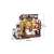 Rolife Coffee Shop 3D DIY Miniature House, 183 pieces, assembled model, with dimensions