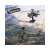 Piececool 3D puzzle, helikoptéra AH-64 Apache, kov, 145 dielikov 94529784