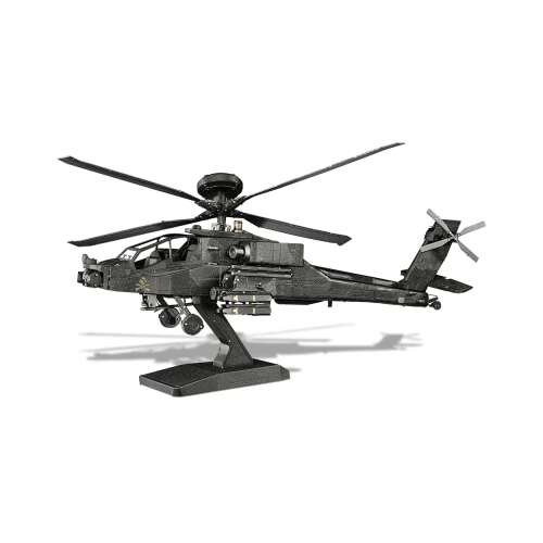 Puzzle 3D Piececool, Elicopter AH-64 Apache, Metal, 145 piese