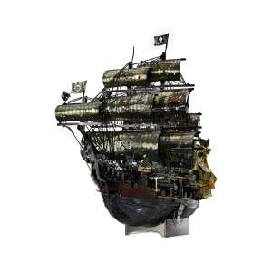 Piececool 3D Metall-Puzzle, Queen Anne's Revenge Schiffsmodell, 439 Teile - Piececool