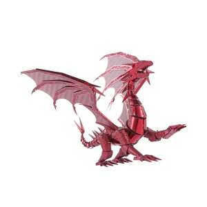 Piececool Roter Drache 3D Metall Puzzle, 115 Teile, zusammengebautes Modell - Piececool